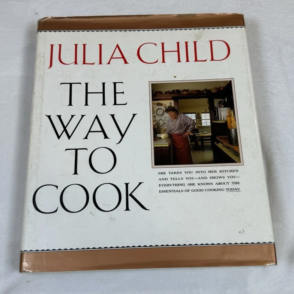 Julia Child Cookbook The Way To Cook 1989 First Edition Hardcover Dust Jacket